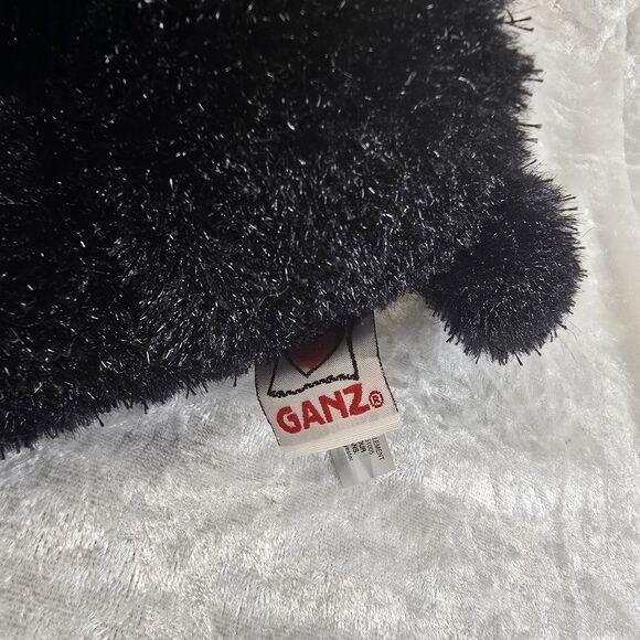 Ganz Webkinz Black Cat Plush Stuffed Animal 9" Soft Toy Kitty Collectible - Picture 4 of 9